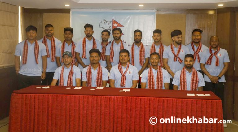 हङकङमा टी२०आई प्रतियोगिता खेल्न जाने नेपाली टोलीको बिदाइ