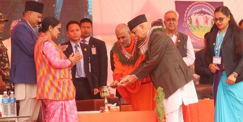 प्रधानमन्त्रीले गरे पाणिनि सम्मेलनको उद्‌घाटन