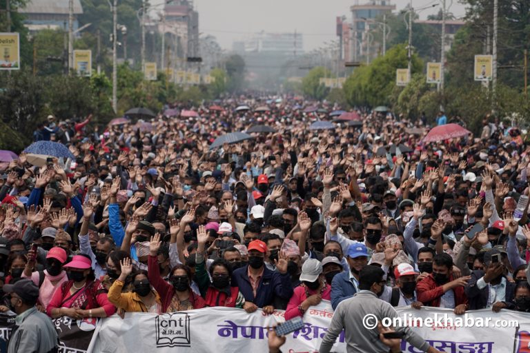 शिक्षकको आन्दोलनमा गाउँपालिका राष्ट्रिय महासंघ र नगरपालिका संघको ऐक्यबद्धता