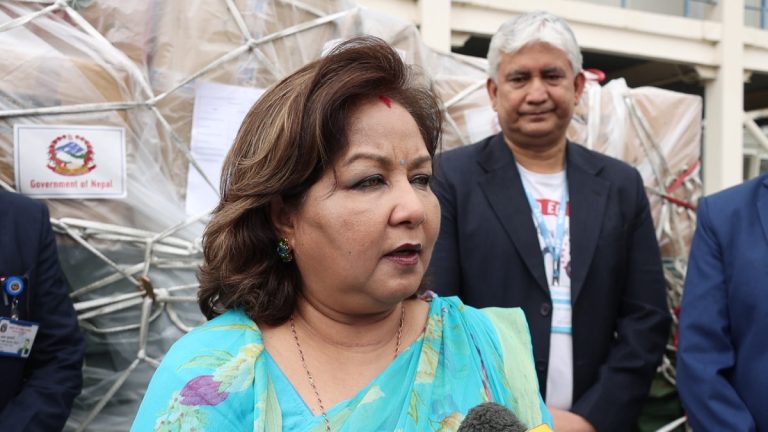 झन्डै २७ टन राहत सामग्री म्यानमार पठाउँदै नेपाल