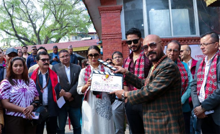 ‘बिगुल’को मुहुर्तमा बेनिशाले उडाइन् परेवा