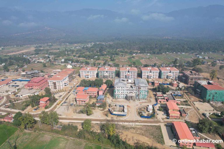 लुम्बिनीको राजधानीमा ऋण काढेर आधुनिक सहर बसाउने योजना अलपत्र