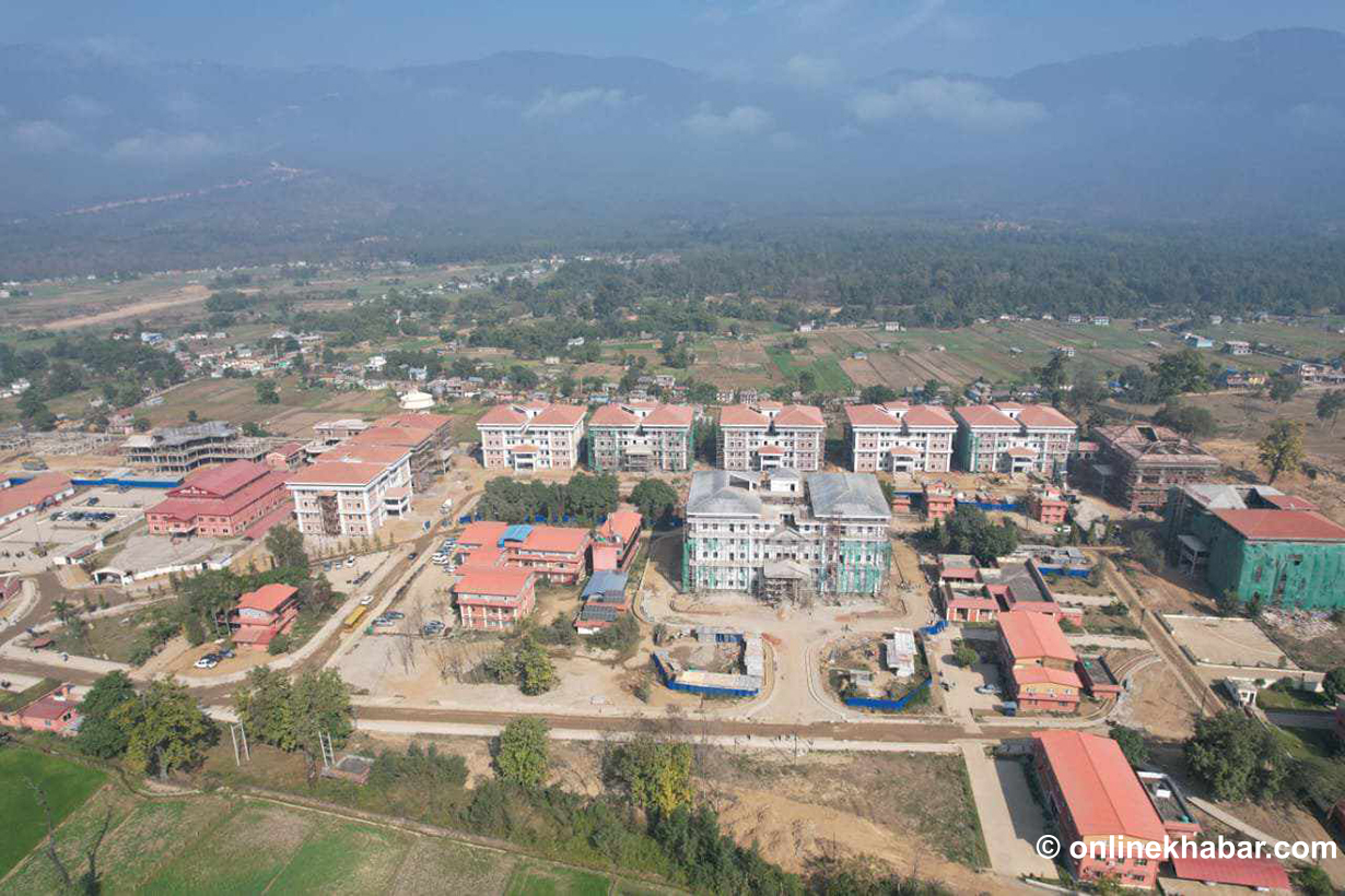 लुम्बिनीको राजधानीमा ऋण काढेर आधुनिक सहर बसाउने योजना अलपत्र