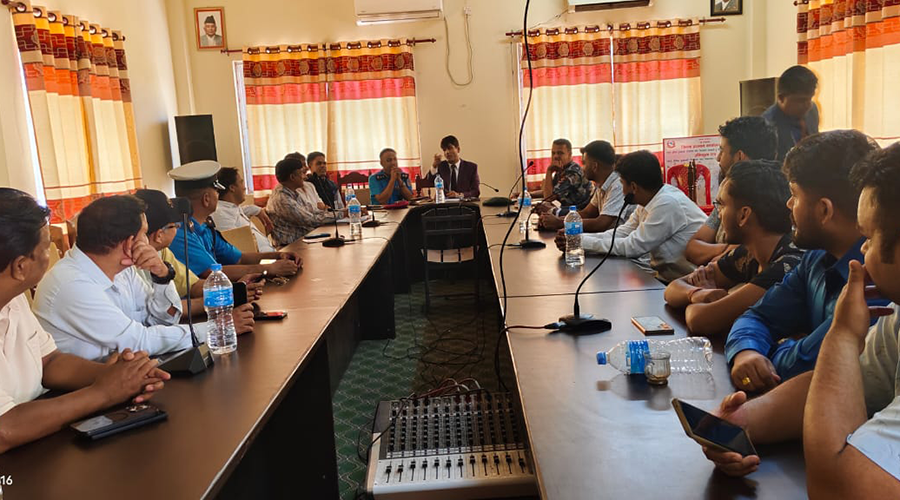 वीरगञ्जमा सांस्कृतिक कार्यक्रममा आतसबाजी र पट्का प्रयोग गर्न नपाइने