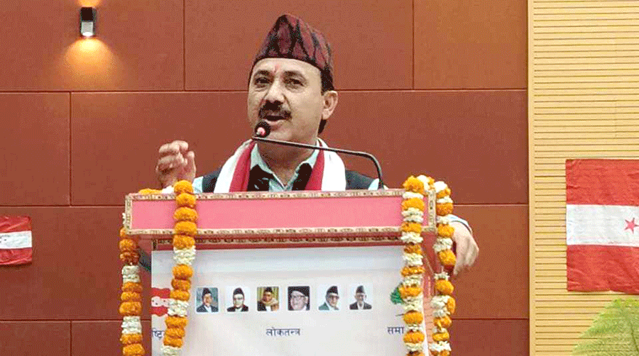 प्रधानमन्त्रीज्यू, सडक होइन, सरकारमा क्षमता प्रदर्शन गर्नुस् : विश्वप्रकाश शर्मा