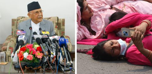 आन्दोलनरत शिक्षकलाई प्रधानमन्त्रीले भने- दुःख नपाए हुन्छ, सरकारले कुरा सुन्छ