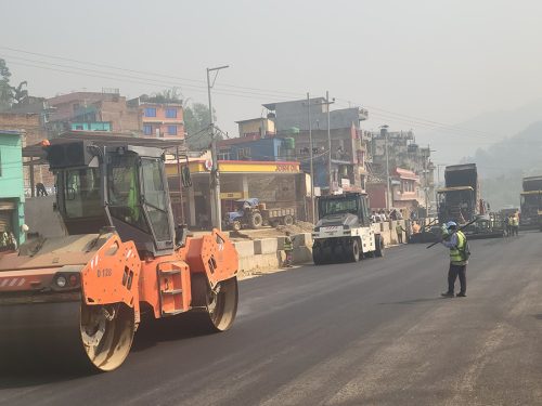 मुग्लिन पोखरा सडक विस्तार : पश्चिम खण्डमा ५३ प्रतिशत काम सकियो   