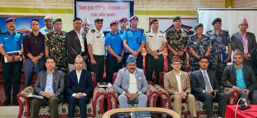 नुवाकोटको बिदुरमा तीन जिल्लाको संयुक्त सुरक्षा समिति बैठक