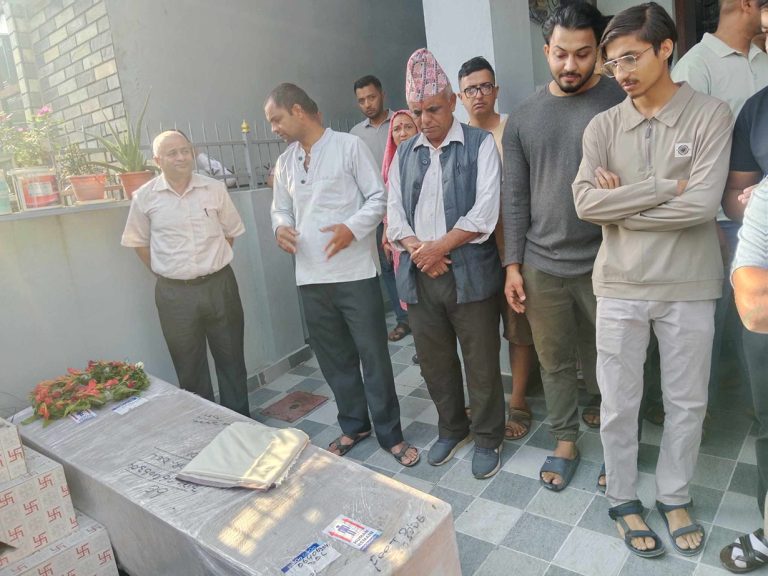 कश्मीरमा मारिएका सुदीपको शव रुपन्देही ल्याइयो