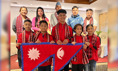 नेपाली तेक्वान्दो टोली जापान जाँदै