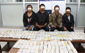 पिंगलास्थानबाट स्रोत नखुलेको ९५ लाख रकमसहित ४ जना पक्राउ