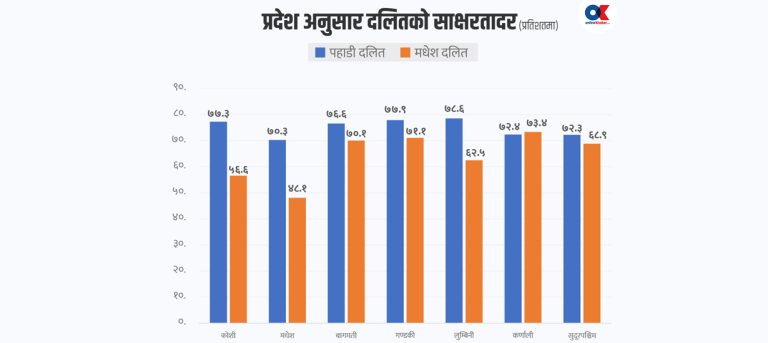 विद्यालय नै नटेक्ने जनसंख्या ८.१ प्रतिशत, दलित धेरै