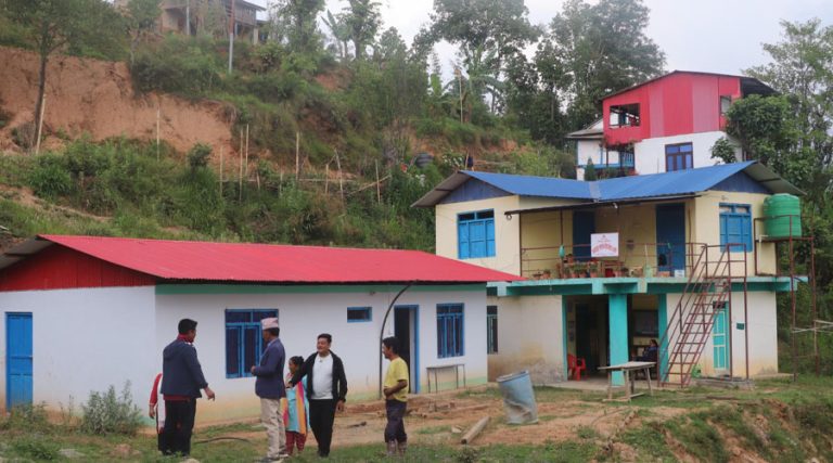 भोजपुरको कोटमा प्रसूति भवन निर्माण