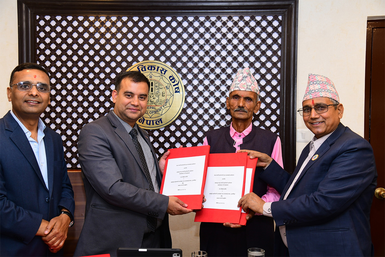 तुल्सीपुरमा साढे २३ करोड लागतको खानेपानी आयोजनामा ऋण सम्झौता