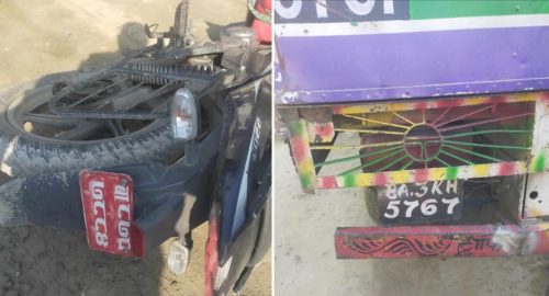 धादिङको थाक्रेमा सवारी दुर्घटना, २ जना घाइते