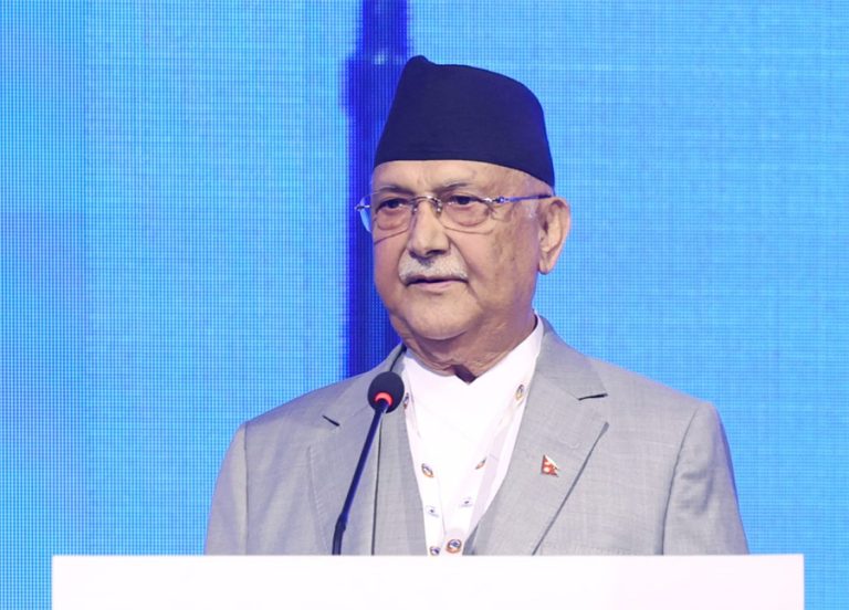 जलवायु परिवर्तनको संकट आउनुमा नेपालको भूमिका छैन : प्रधानमन्त्री ओली