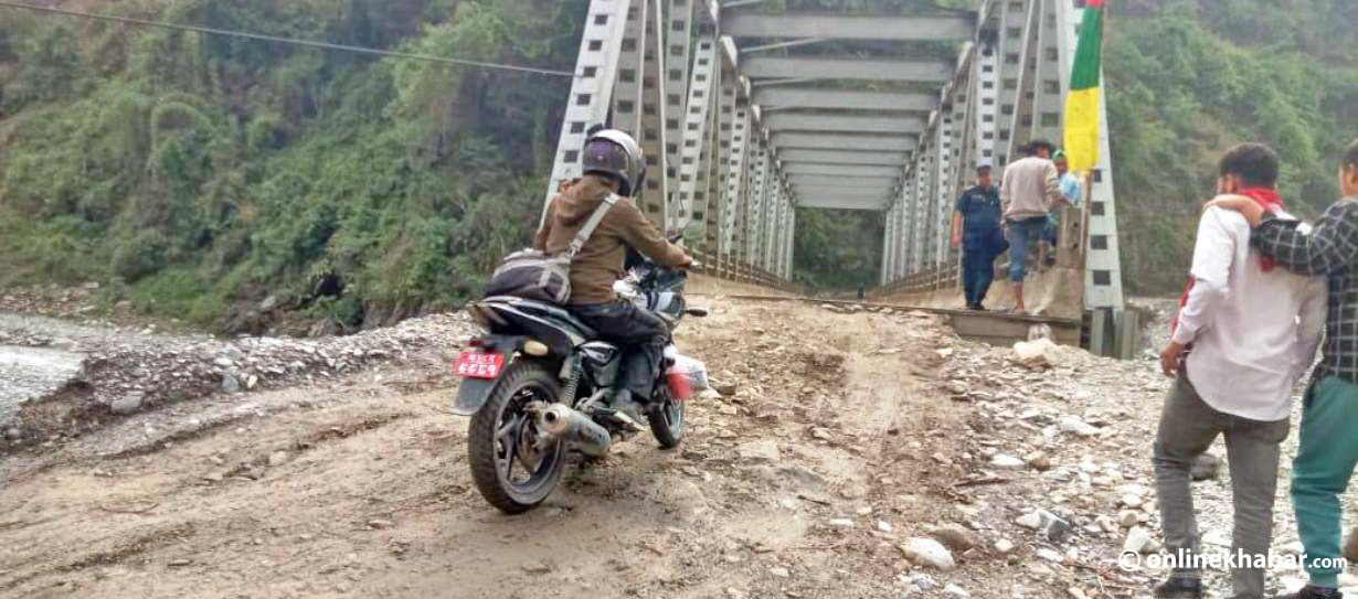 कान्ति लोकपथ एकतर्फी खुल्यो, ठूला गाडी चलाउन रोक