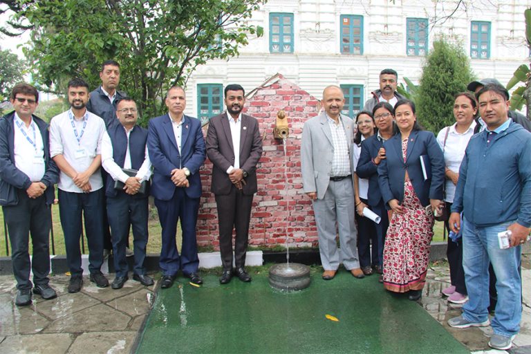सिंहदरबारमा मेलम्चीको शुद्ध खानेपानी वितरण कार्यको शुभारम्भ