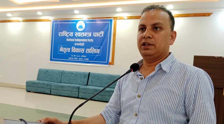 गृहमन्त्रीको राजीनामा विपक्षी दलको बटमलाइन : सांसद झा