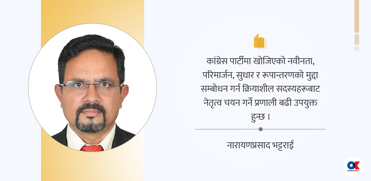 कांग्रेस रूपान्तरणको नवीन प्रस्ताव