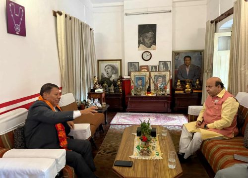 उपप्रधानमन्त्री सिंह र भाजपा नेता जोलीबीच भेटवार्ता