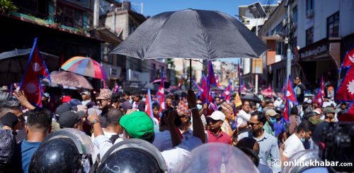 सच्चिएको राजावादी प्रदर्शन