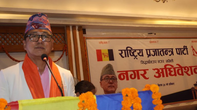 गणतन्त्रलाई बलियो धक्का दिने बेला भएको छ : राजेन्द्र लिङ्देन
