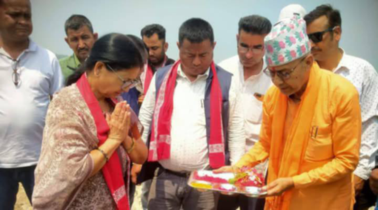 ठोरीमा ३ करोड लागतमा ढलान सडक निर्माण हुँदै