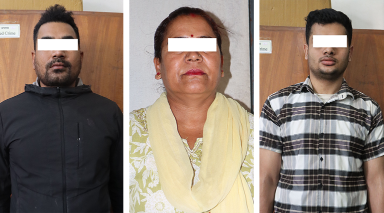 विदेश पठाउने भन्दै ठगेको आरोपमा तीन जना पक्राउ