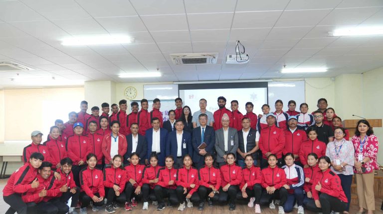 खेलाडी दुर्घटनाविरुद्ध खेलकुद मन्त्रालयको सचेतना कार्यक्रम