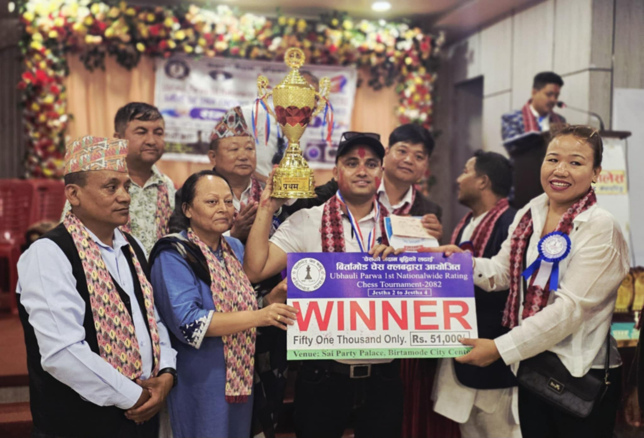 सिएम पुरुषोत्तम चौलागाईंले बुद्धिचाल उपाधि उचाले