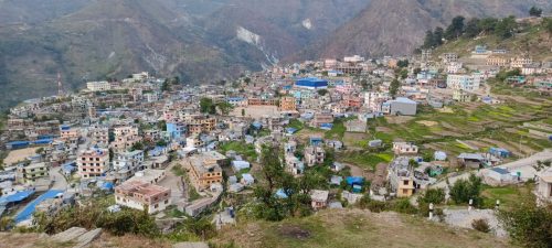 बाजुराको बाटो, अम्कोटको पहिरो, बुढीगंगाको कष्ट