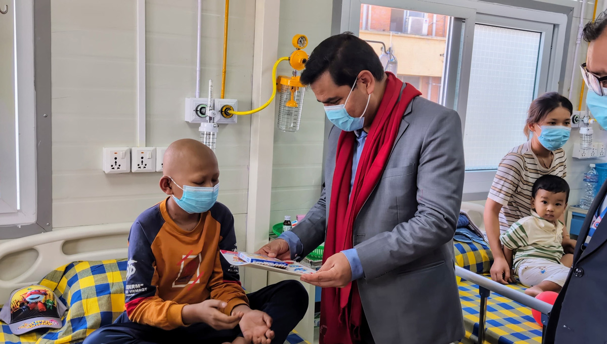 भक्तपुर क्यान्सर अस्पतालमा बाल चिकित्सा सघन एकाई स्थापना
