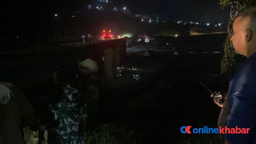 दमौलीको मादी पुलबाट जिप खस्यो, तीन जनाको मृत्यु