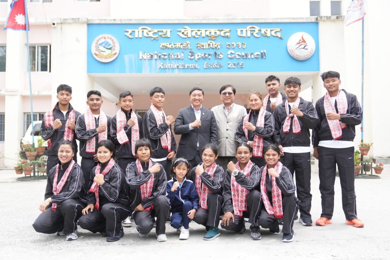 नेपाली जुडो टोली बंगलादेश प्रस्थान