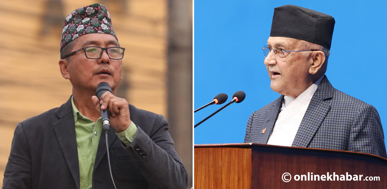 लिङ्देनलाई ओलीको जवाफ- हामी त बुढो भयौं, तपाईं चाहिँ भाग्न मिल्छ
