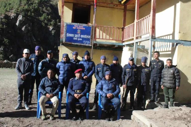 हुम्लाको लिमीमा ६ महिनाका लागि इलाका प्रहरी कार्यालय स्थापना
