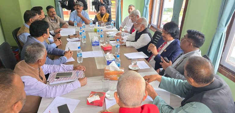 संघीय लोकतान्त्रिक मोर्चाको बैठक शुक्रबार