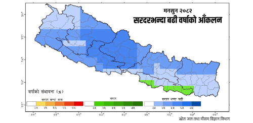 हिमाली क्षेत्रमै सरदरभन्दा बढी वर्षाको संकेत ‘चिन्ताजनक’