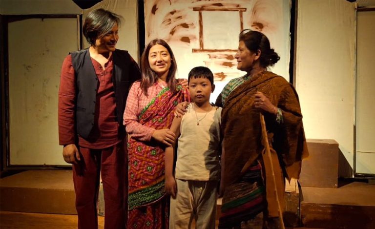 काठमाडौंमा दोलखा नेवार भाषामा नाटक ‘मिसामी’