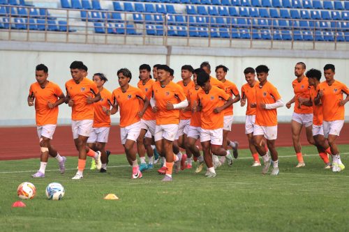 एसियन कप छनोटको तयारीमा व्यस्त नेपाली महिला र पुरुष फुटबल टोली