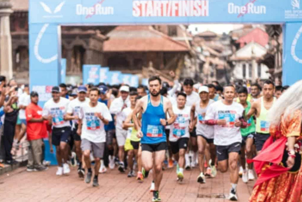 ‘वान रन’ अन्तर्राष्ट्रिय हाफ म्याराथन ललितपुरमा सम्पन्न