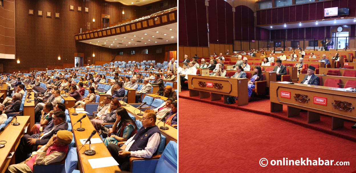 नीति तथा कार्यक्रम पास गर्दा प्रतिनिधिसभामा ४४ र राष्ट्रिय सभामा ३ सांसद् अनुपस्थित