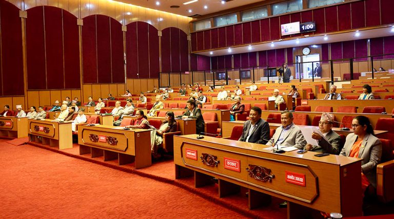 राष्ट्रिय सभाको बैठक एक सातालाई स्थगित