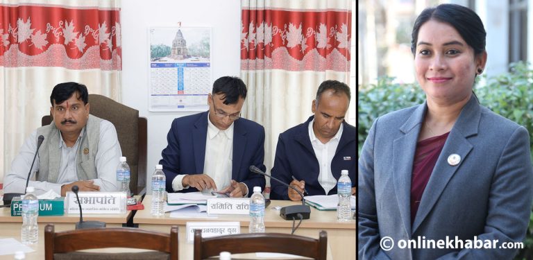 संसदीय समितिमा माओवादी सांसदले बोल्दै गरेको माइक फालेपछि…