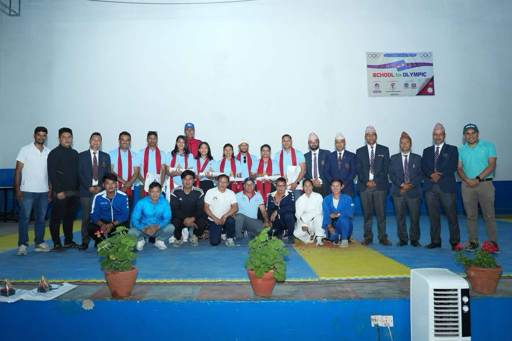 ‘स्कुल टु ओलम्पिक’ कार्यक्रम साँगास्थित नेपाल पुलिस स्कुलमा सम्पन्न