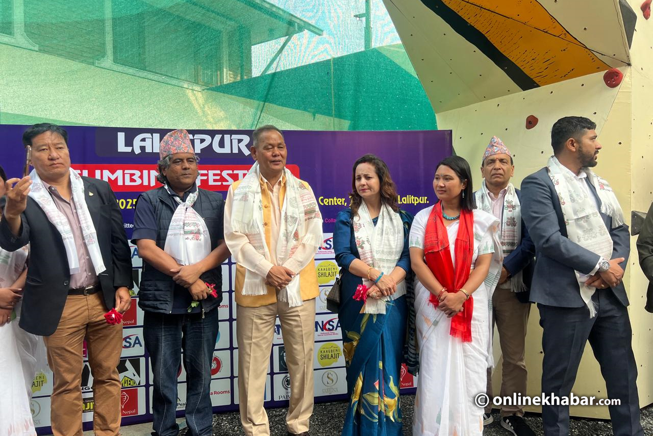 क्लाइम्बिङ खेलले मानसिक र शारीरिक रूपमा बलियो बनाउँछ : खेलकुदमन्त्री चौधरी