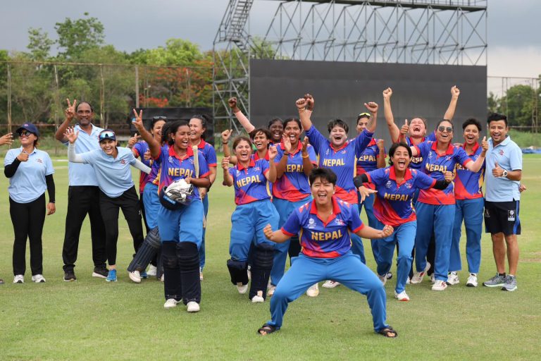 नेपाल पहिलोपटक महिला विश्वकपको ग्लोबल क्वालिफायरमा