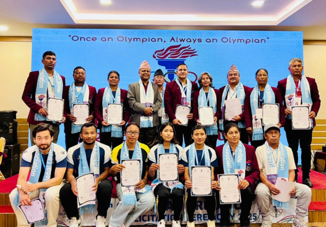 नेपाल ओलम्पियन्स एसोसिएसनमा नयाँ नेतृत्व चयन, विष्ट पुनः अध्यक्ष