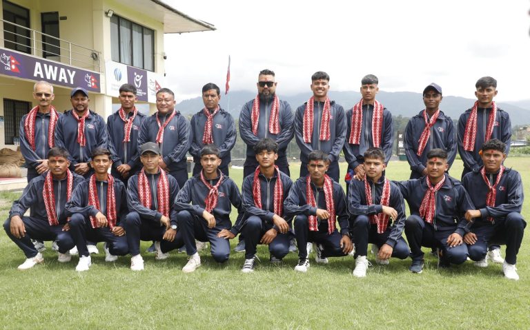 एसीसी यू-१६ इस्ट जोन कप खेल्न जाने नेपाली टोलीको बिदाइ